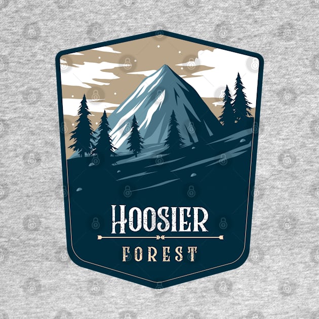 Hoosier Forest Camping Hiking and Backpacking through National Parks, Lakes, Campfires and Outdoors by AbsurdStore